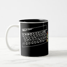 ZX Spectrum line art Mugs