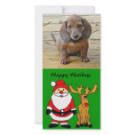 ZZ- Custom Santa and Rudolph Photocard
