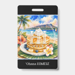 ʻOhana HIMELE Name Badge Pancake ID Badge
