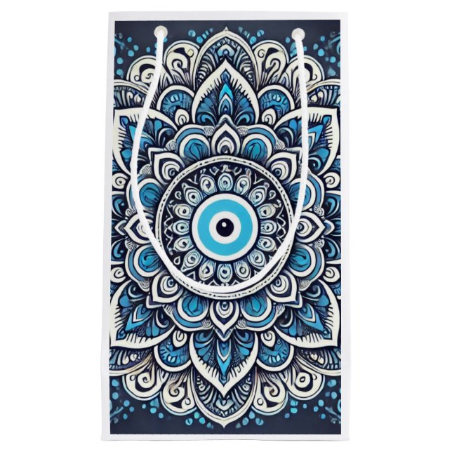 Εvil eye small gift bag (Front)