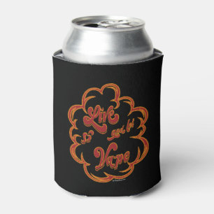 Ω VAPE    Live and Let Vape Red  by VapeGoat™ Can Cooler