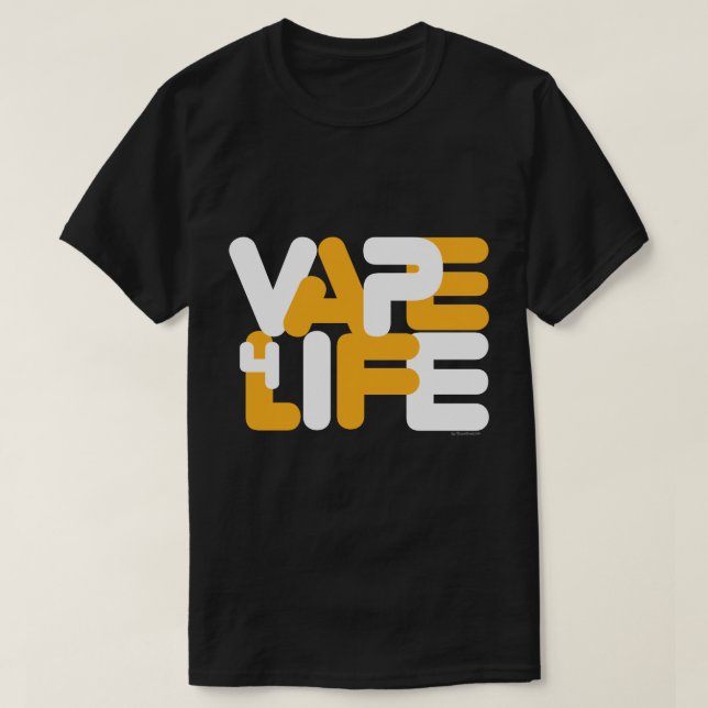 Ω VAPE Shirt | Vape 4 Life    |  VapeGoat™ (Design Front)