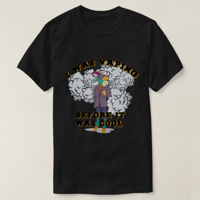 Ω VAPE Shirt | Vaping before it was Cool VapeGoat™ (Design Front)