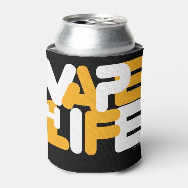 Ω VAPE  | Vape 4 Life  by VapeGoat™ Can Cooler (Can Front)