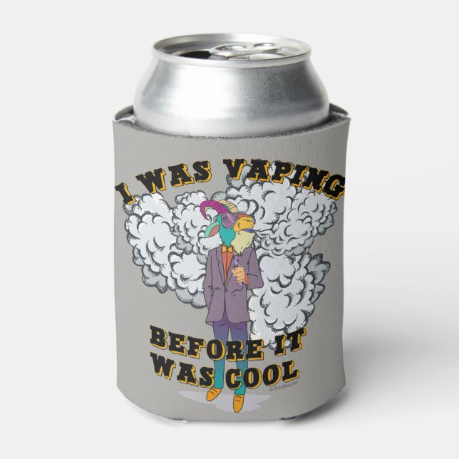 Ω VAPE  | Vaping Before it Was Cool  by VapeGoat™ Can Cooler (Can Front)