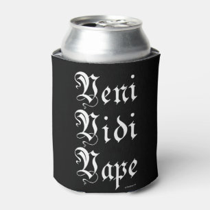 Ω VAPE    Veni Vidi Vape Black  by VapeGoat™ Can Cooler