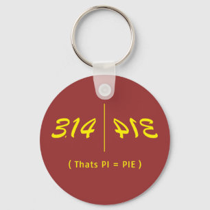 π pi key ring