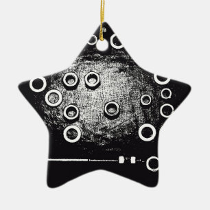 Вolt and nut ceramic tree decoration