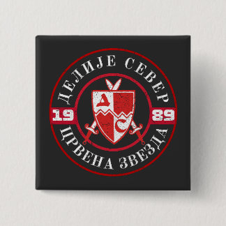 Делије Север Црвена Звезда 15 Cm Square Badge