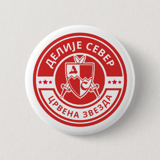 Делије Север Црвена Звезда  6 Cm Round Badge