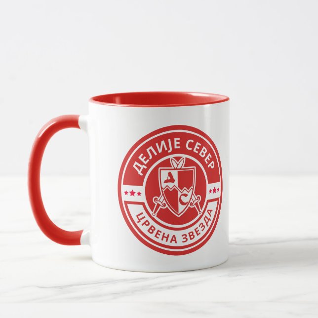 Делије Север Црвена Звезда  Mug (Left)