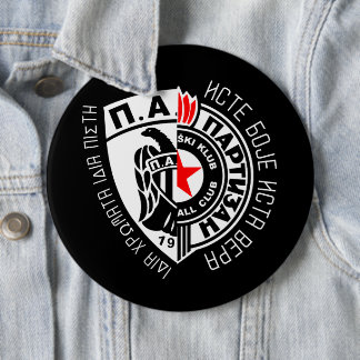 ПАОК ПАРТИЗАН 6 CM ROUND BADGE