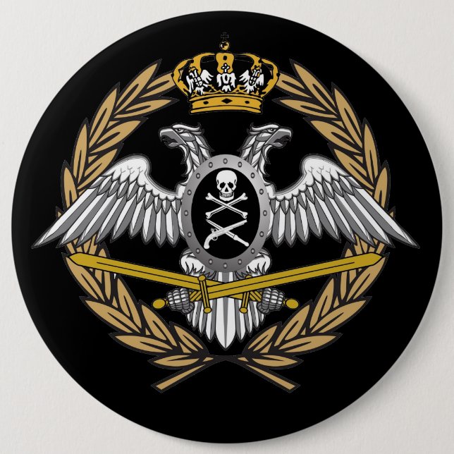 Равногорски Покрет  6 Cm Round Badge (Front)