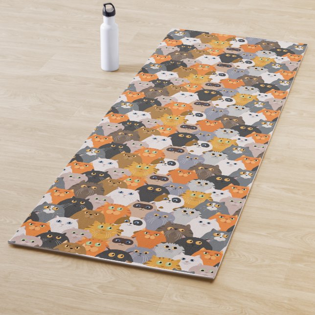 Сats portraits Yoga Mat (In Situ)