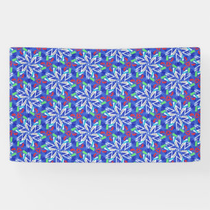 Сollage snowflakes banner