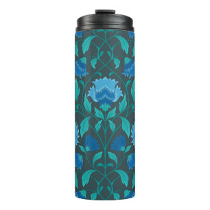 Сornflower pattern thermal tumbler