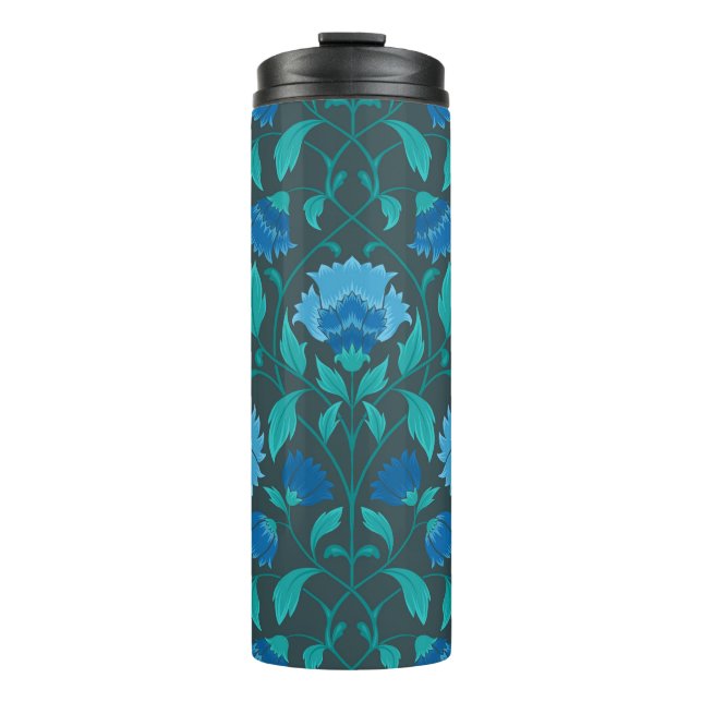 Сornflower pattern thermal tumbler (Front)