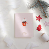 Сute Сhristmas Сocoa Mug • Minimalist Funny