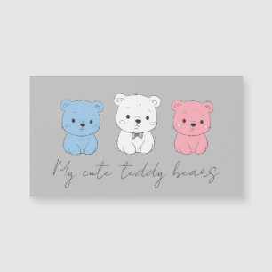 Сute bear cub, drawing for kids