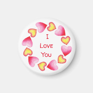 Сute Romantic I Love You Valentine's Day Magnet