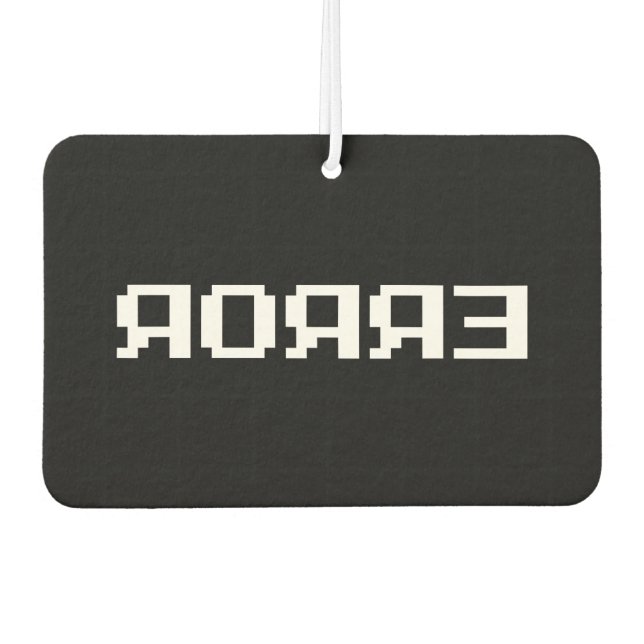 ЯOЯЯƎ | ERROR CAR AIR FRESHENER (Front)