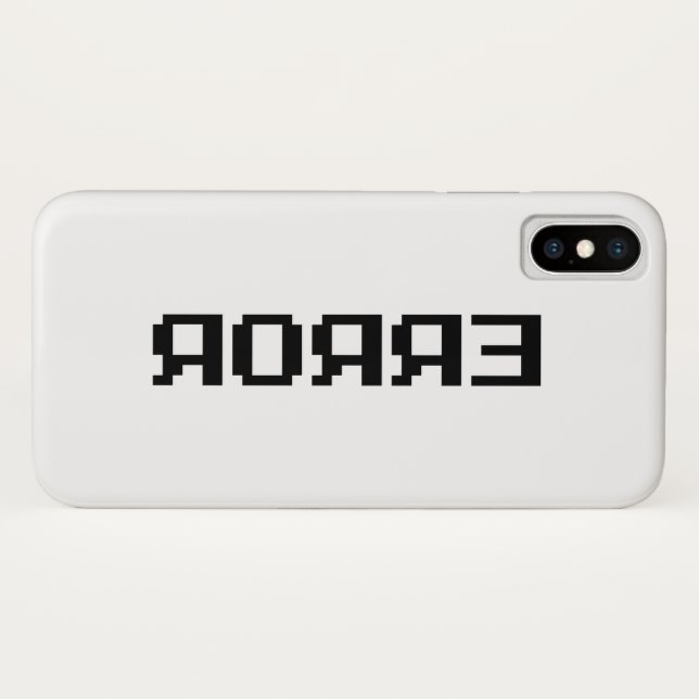 ЯOЯЯƎ | ERROR Case-Mate iPhone CASE (Back (Horizontal))