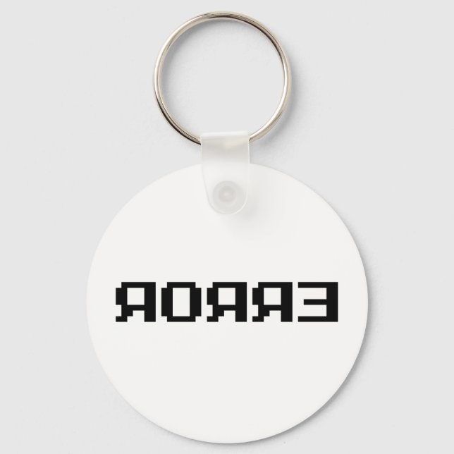 ЯOЯЯƎ | ERROR KEY RING (Front)