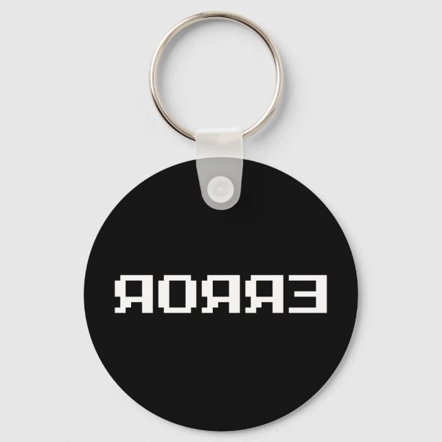 ЯOЯЯƎ | ERROR KEY RING (Front)