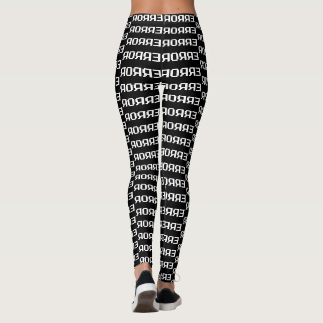 ЯOЯЯƎ | ERROR LEGGINGS (Back)