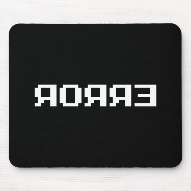 ЯOЯЯƎ | ERROR MOUSE MAT (Front)