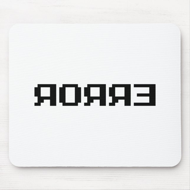 ЯOЯЯƎ | ERROR MOUSE MAT (Front)