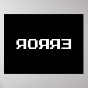 ЯOЯЯƎ   ERROR POSTER