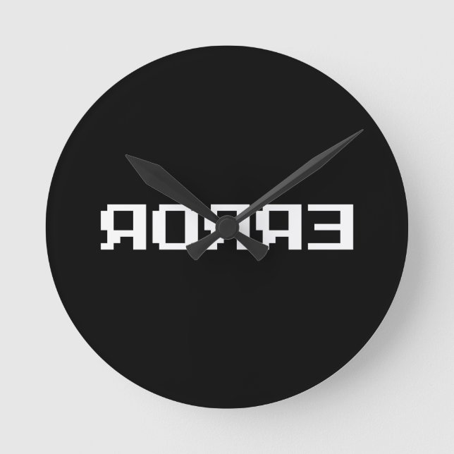 ЯOЯЯƎ | ERROR ROUND CLOCK (Front)