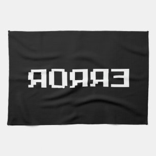 ЯOЯЯƎ   ERROR TEA TOWEL