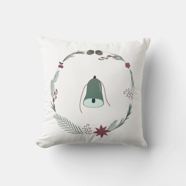 сhristmas wreath with a bell cushion (Front)