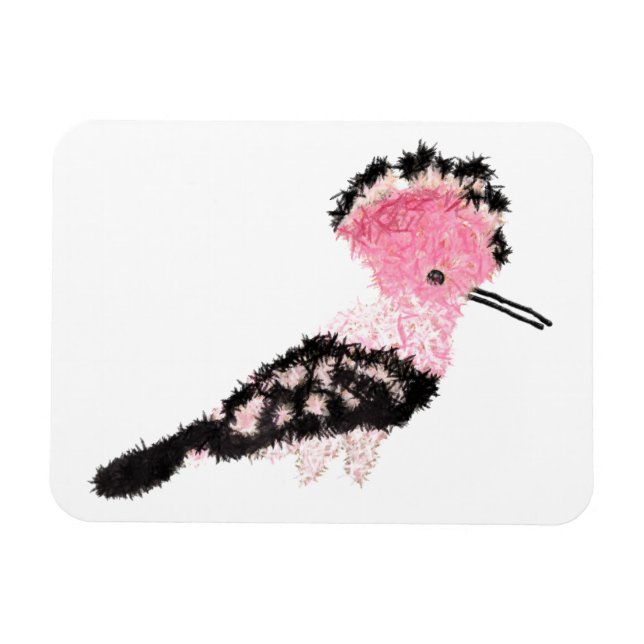 ישראל Israel יוֹם הָעַצְמָאוּת cute hoopoe Magnet (Horizontal)