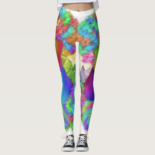 פּוּרִים Purim Vashti's mask floral queen Leggings