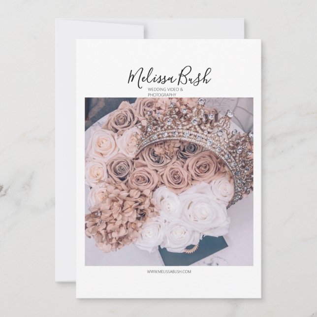 حفلات زفاف HOLIDAY CARD (Front)