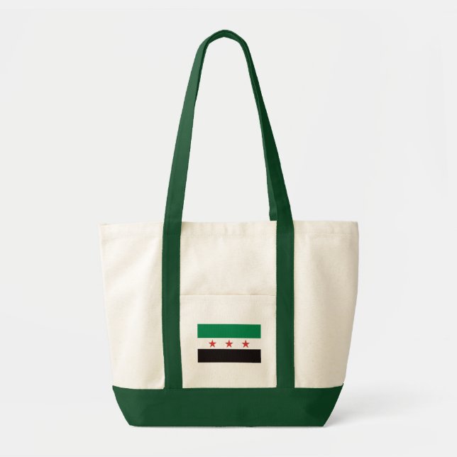 علم الثورة السورية Syria flag  Tote Bag (Front)