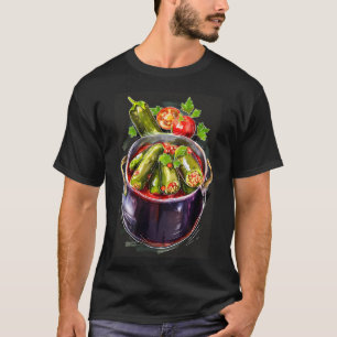 محشي كوسا باذنجان Mahshi Stuffed Zucchini T-Shirt