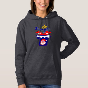 🎅ټOh! Sanp, Clumsy Santa Stuck in a Chimney Hoodie