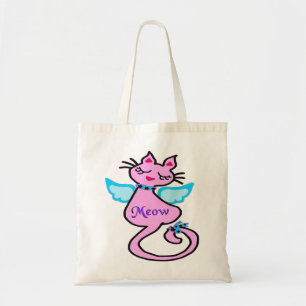 »¦๑Swanky Angelic Kitty Jumbo Tote Bag๑¦« Bag