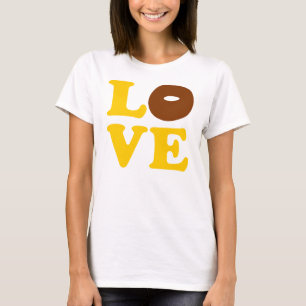 ღ♥ټLove Doughnut Women's Chic Crew-neck T-Shirtټ♥ღ T-Shirt