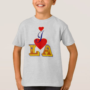 ღ♥I Love LA Kids' Hanes Stylish Sweatshirt♥ღ T-Shirt