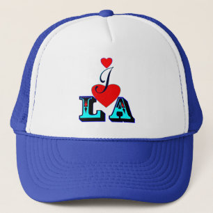 ღ♥I Love LA-Los Angeles Stylish Trucker Hat♥ღ Hat