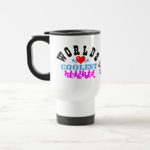 ღ╬♥"World's Coolest Teacher" Travel Mug♥╬ღ Mug
