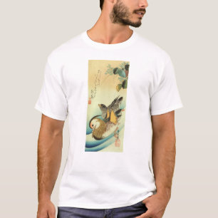 おしどり, 広重 Mandarin Duck, Hiroshige, Ukiyo-e T-Shirt