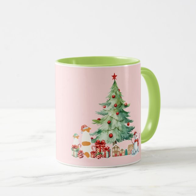 かわいいジャックラッセルテリアのクリスマス♡ MUG (Front Right)