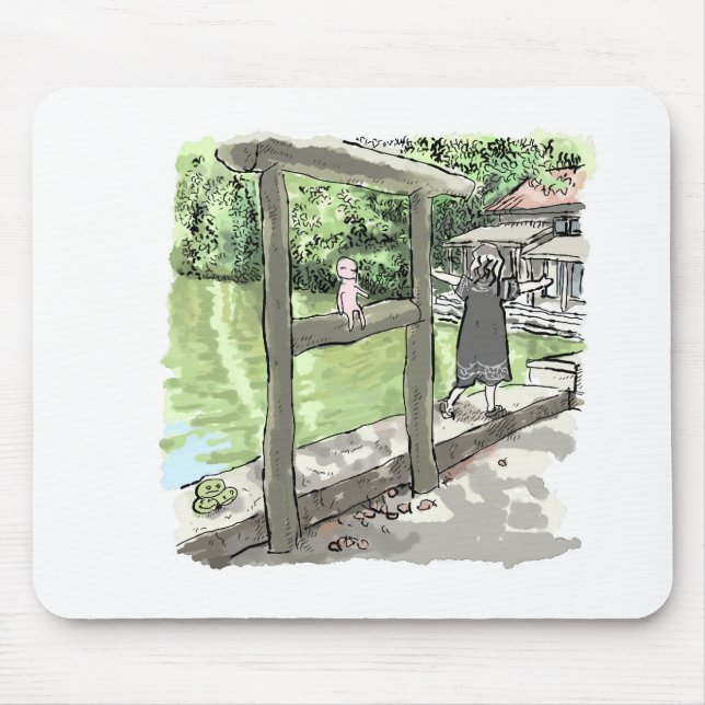 さいれむじ MOUSE MAT (Front)