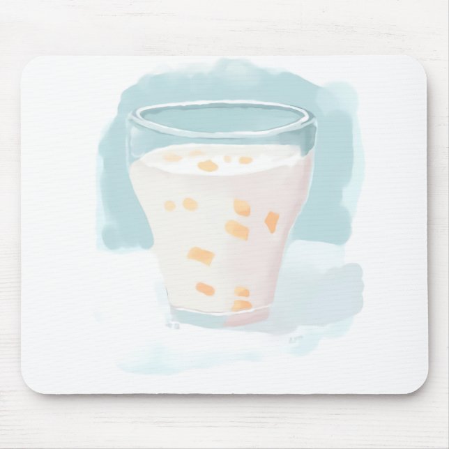 さなむにじ　フルーツの入ったヨーグルト系飲み物 MOUSE MAT (Front)
